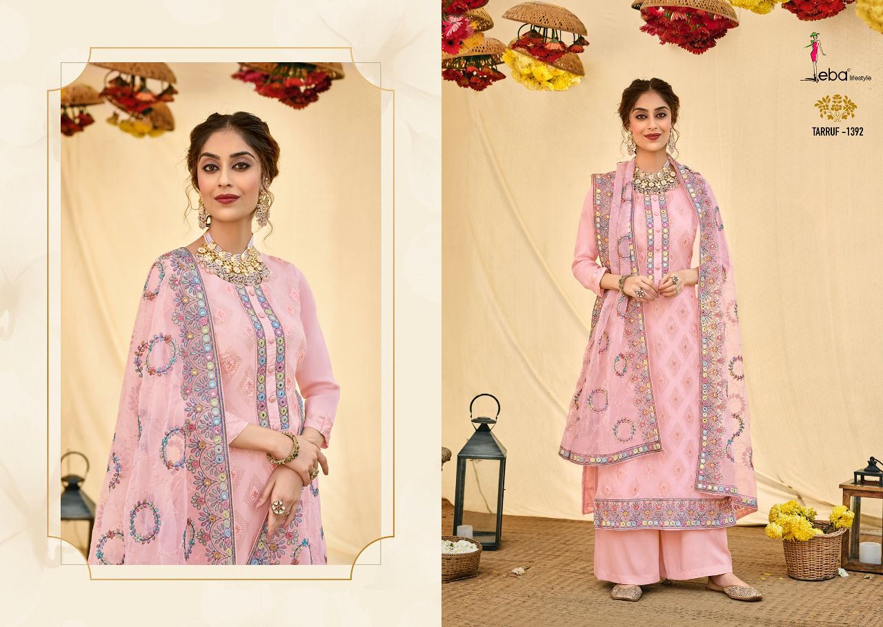 Eba Tarruf New Embroidery Fancy Festive Wear Designer Salwar Kameez Collection